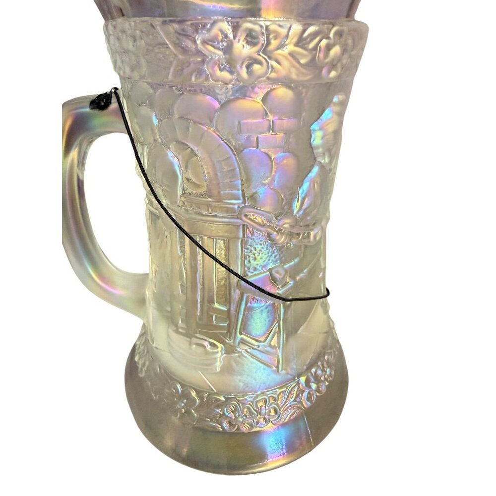Fenton Carnival Glass Blacksmith glass blower Mug Tankard 29/1500 Ltd Ed - Picture 15 of 16